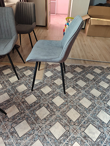 Комплект стульев Вейв 4 шт светло-серый / черный фото покупателя 342