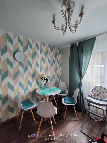 Пластиковый стул Eames PC-015 серо-голубой / дерево фото покупателя 313