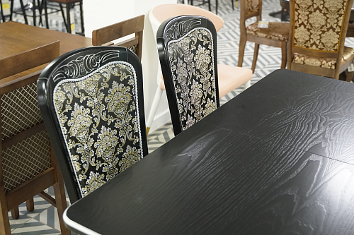 Стол Каллисто патина серебро из шоурума 2