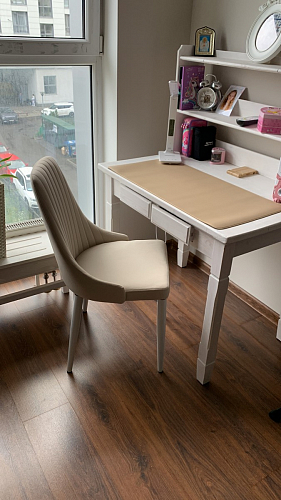 Стул на металлокаркасе Kora beige / black фото покупателя 38