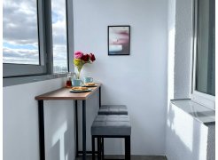 Барная стойка Дилан Лофт 120х40х90 бетон светлый фото покупателя 45