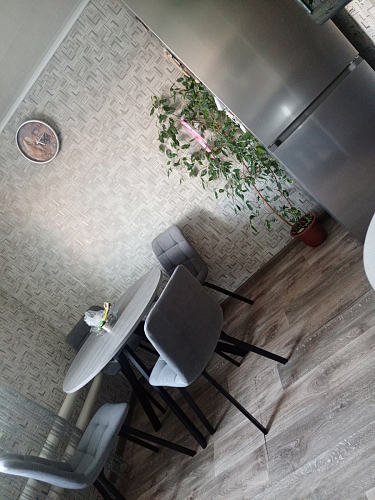 Стул на металлокаркасе Чилли синяя ткань / белый фото покупателя 383