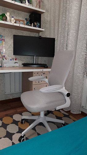 Компьютерное кресло Konfi pink / white фото покупателя 133