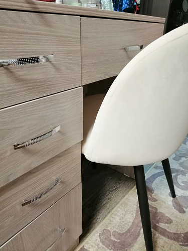 Стул на металлокаркасе Gabi latte / gold / black фото покупателя 323