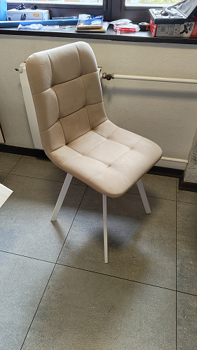 Стул на металлокаркасе Чилли К черный / зеленый фото покупателя 592