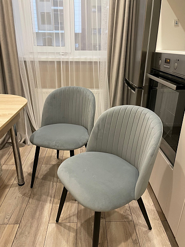 Стул на металлокаркасе Gabi gray / black фото покупателя 808