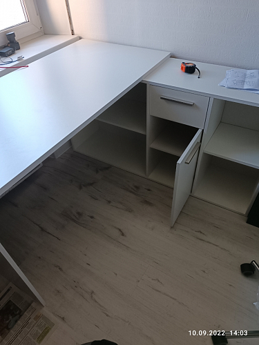 Письменный стол Лайт 03.245F белый гладкий 101 фото покупателя 178