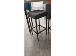 Барный стул Лофт кожзам d1 / черный матовый фото покупателя 318