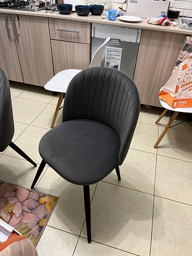 Стул на металлокаркасе Gabi 1 light purple / black фото покупателя 562