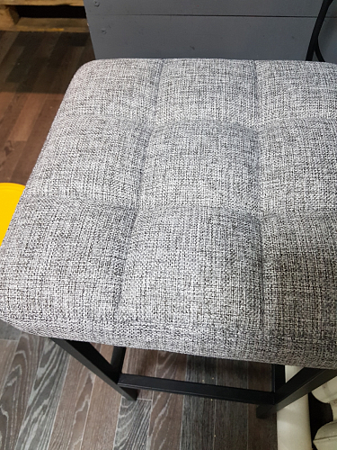 Барный стул Лофт микровелюр катания блэк / черный матовый фото покупателя 87