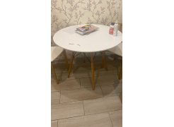 Стол Table 80 white / wood фото покупателя 9