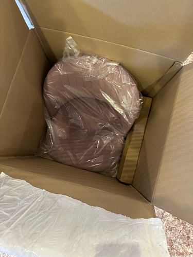 Стул на металлокаркасе Gabi dark beige / black / silver фото покупателя 464