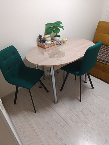 Стул на металлокаркасе Чилли бежевый / белый каркас фото покупателя 1227