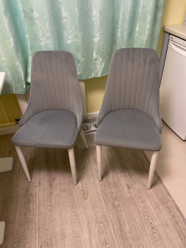 Стул на металлокаркасе Kora light purple / black фото покупателя 253