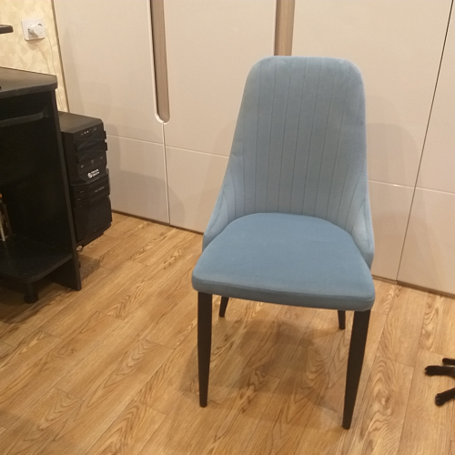 Стул на металлокаркасе Kora gray / black фото покупателя 162