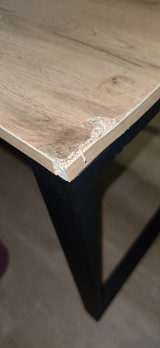 Письменный стол Битти Лофт 116х60х75 дуб вотан / белый матовый фото покупателя 128