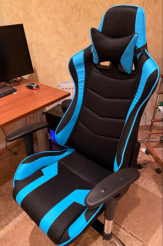 Компьютерное кресло Kano 1 light blue / black фото покупателя 151