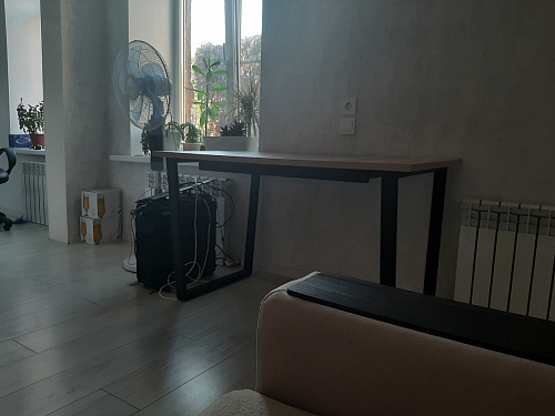 Деревянный стол Лота Лофт 120x75 дуб крафт табачный / черный матовый фото покупателя 259