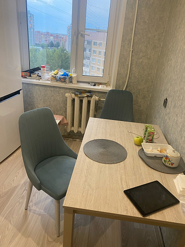 Стул на металлокаркасе Kora light purple / black фото покупателя 37