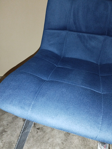 Стул на металлокаркасе Чилли К черный / зеленый фото покупателя 46