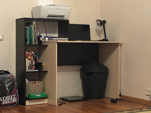 Письменный стол Квартет-2 белый фото покупателя 10