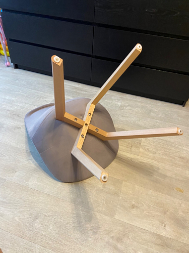 Стул Bonuss blue / wooden legs фото покупателя 7