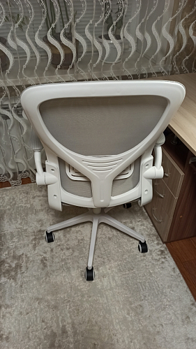 Компьютерное кресло Konfi light gray / blue / white фото покупателя 71