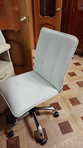 Компьютерное кресло One/Ван флок серый 29 фото покупателя 12