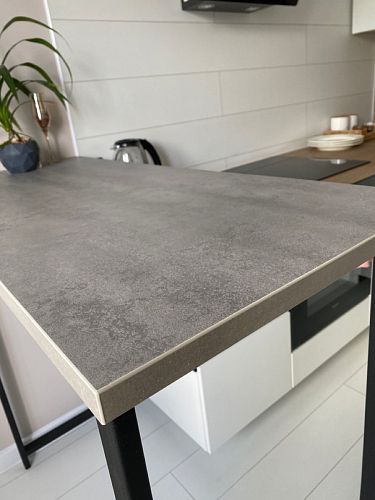 Барная стойка Дилан Лофт 120х50х90 бетон фото покупателя 120