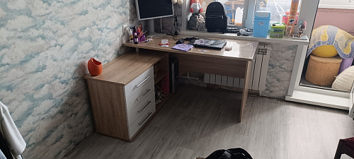 Компьютерный стол с тумбой КСТ-109 тумба слева фото покупателя 30