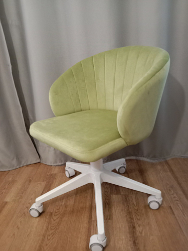 Компьютерное кресло Пард экокожа белый фото покупателя 251