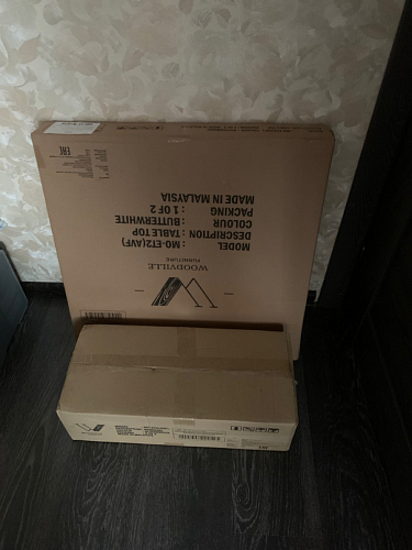 Журнальный стол Lorein 2 butter white фото покупателя 3