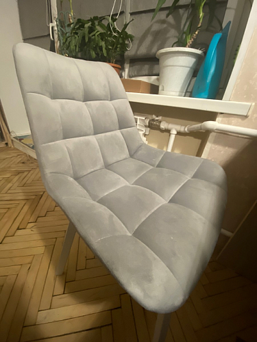 Стул на металлокаркасе Челси К бирюзовый / черный фото покупателя 163