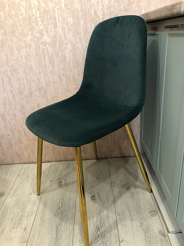 Стул на металлокаркасе Dabl wine red фото покупателя 128