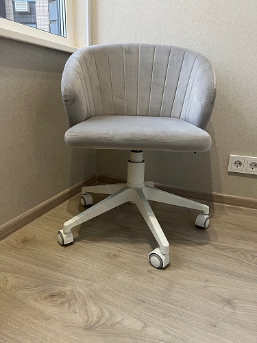 Компьютерное кресло Пард confetti silver серый / черный фото покупателя 142