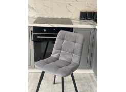 Стул на металлокаркасе Чилли синяя ткань / белый фото покупателя 560