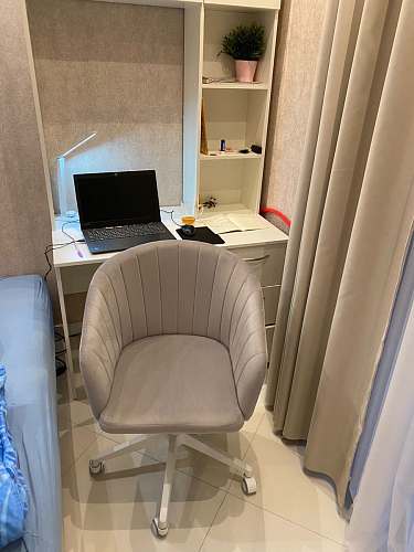 Компьютерное кресло Тибо 01 светло-коричневый / черный фото покупателя 77