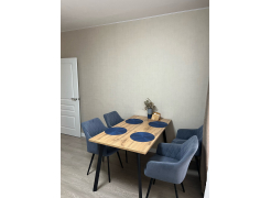 Стол Тринити Лофт 120 32 мм бетон / черный матовый фото покупателя 379