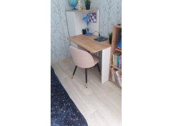 Стул на металлокаркасе Gabi 1 бежевый / черный с серебряными наконечниками фото покупателя 55