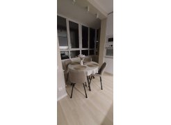 Стул на металлокаркасе Вейв светло-серый (hl 63) / 10К черный каркас фото покупателя 362