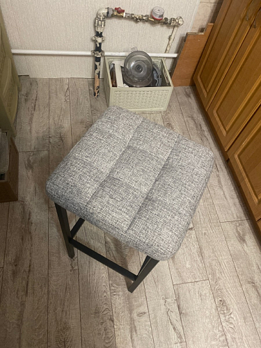 Барный стул Лофт линкольн белый / белый матовый фото покупателя 279