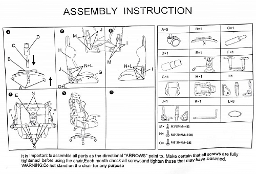 Компьютерное кресло Racer черное / голубое фото покупателя 59
