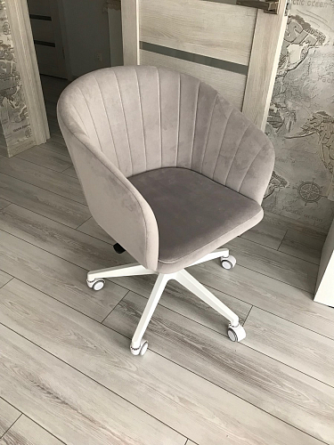 Компьютерное кресло Тибо confetti chocolate / белый фото покупателя 21