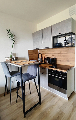 Барная стойка Дилан Лофт 120х50х90 бетон фото покупателя 3