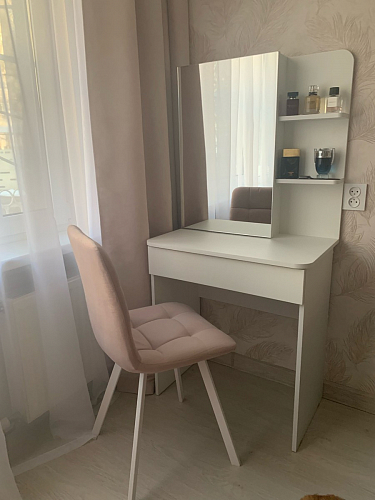 Стул на металлокаркасе Чилли черный / зеленый фото покупателя 1258