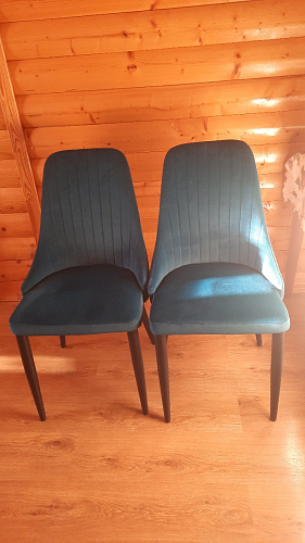 Стул на металлокаркасе Kora light purple / black фото покупателя 307