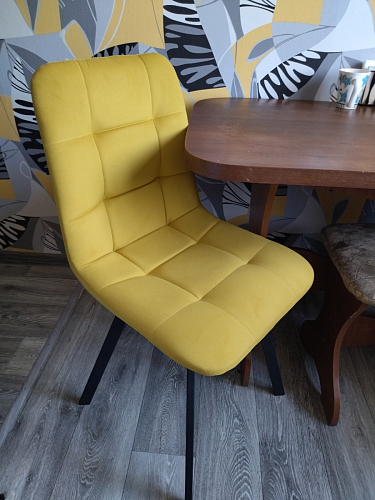 Стул на металлокаркасе Чилли зеленый / черный фото покупателя 1441