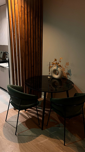 Стеклянный стол Анселм белый фото покупателя 7