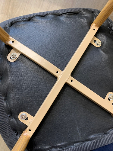 Стул на металлокаркасе Capri blue / white фото покупателя 96