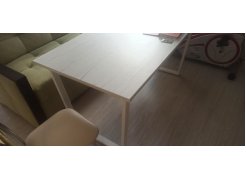 Деревянный стол Лота Лофт 120(160)х75 черный матовый / бетон светлый фото покупателя 612